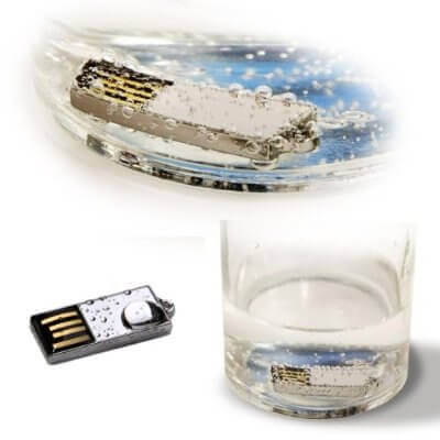 Exeze Pico Chrome Wasserdicht und Stossfest USB Speicherstick